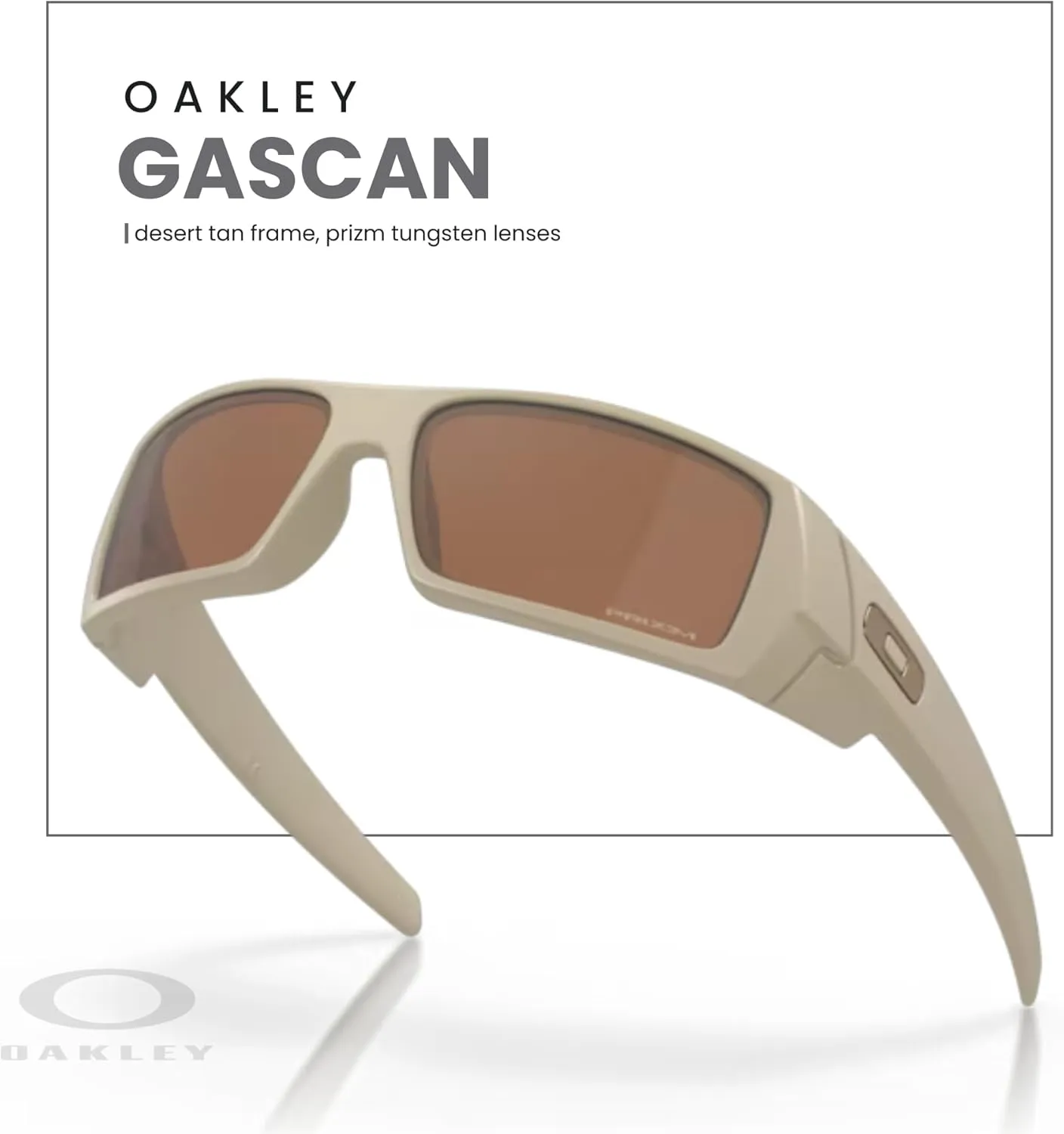 Oakley Gascan OO9014 Rectangular Sunglasses For Men   BUNDLE Leash   BUNDLE with Designer iWear Care Kit