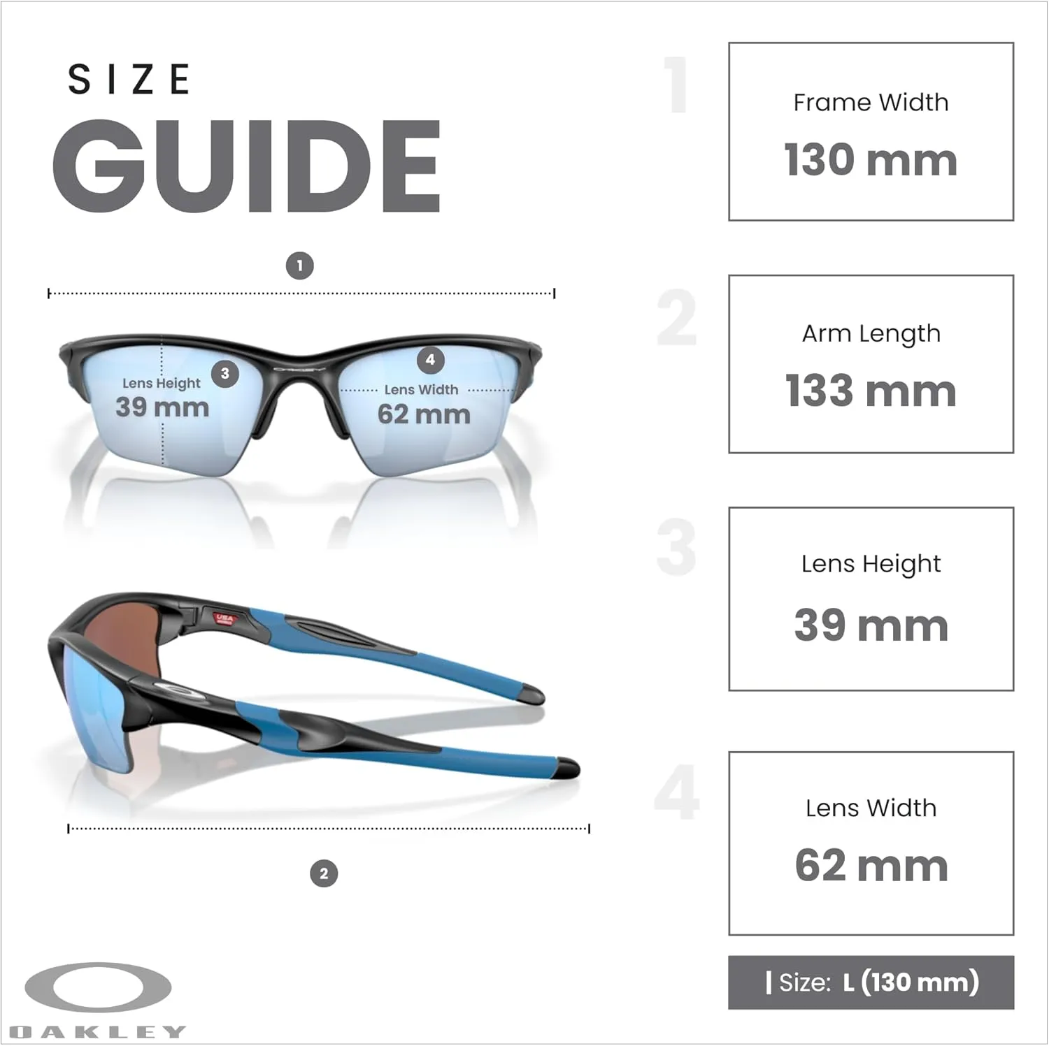 Oakley Half Jacket 2.0 XL OO9154 Rectangular Sunglasses For Men   BUNDLE Leash   Designer iWear Care Kit