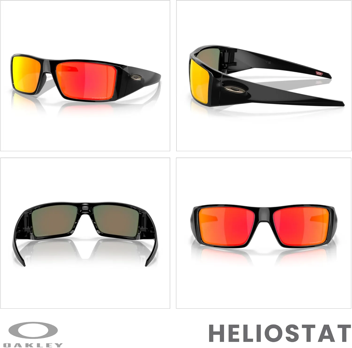 Oakley Heliostat OO9231 Rectangular Sunglasses for Men   BUNDLE Accessory Leash   Designer iWear Kit