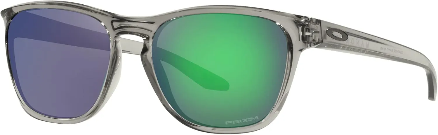 Oakley Man Sunglasses Grey Ink Frame, Prizm Jade Lenses, 56MM