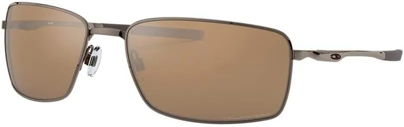 Oakley Men's OO4075 Square Wire Rectangular Metal Sunglasses