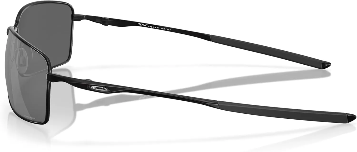 Oakley Men's OO4075 Square Wire Rectangular Metal Sunglasses