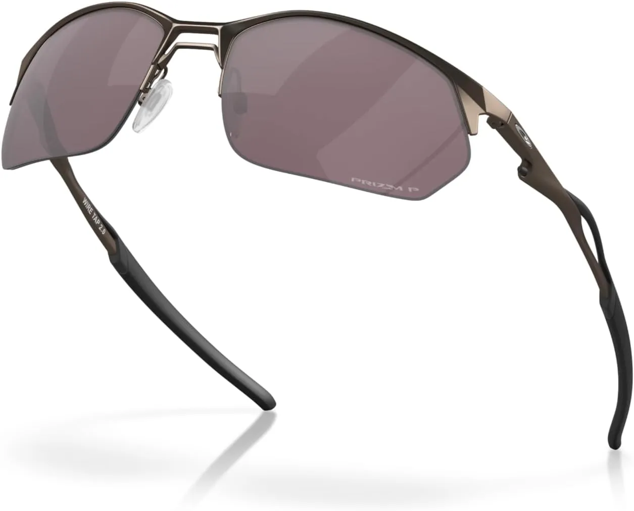 Oakley Men's Oo4145 Wire Tap 2.0 Rectangular Sunglasses