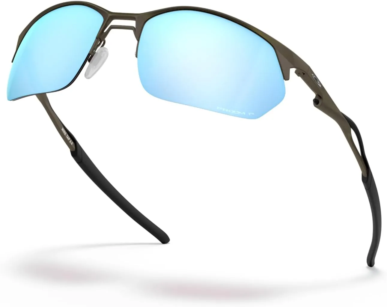 Oakley Men's Oo4145 Wire Tap 2.0 Rectangular Sunglasses