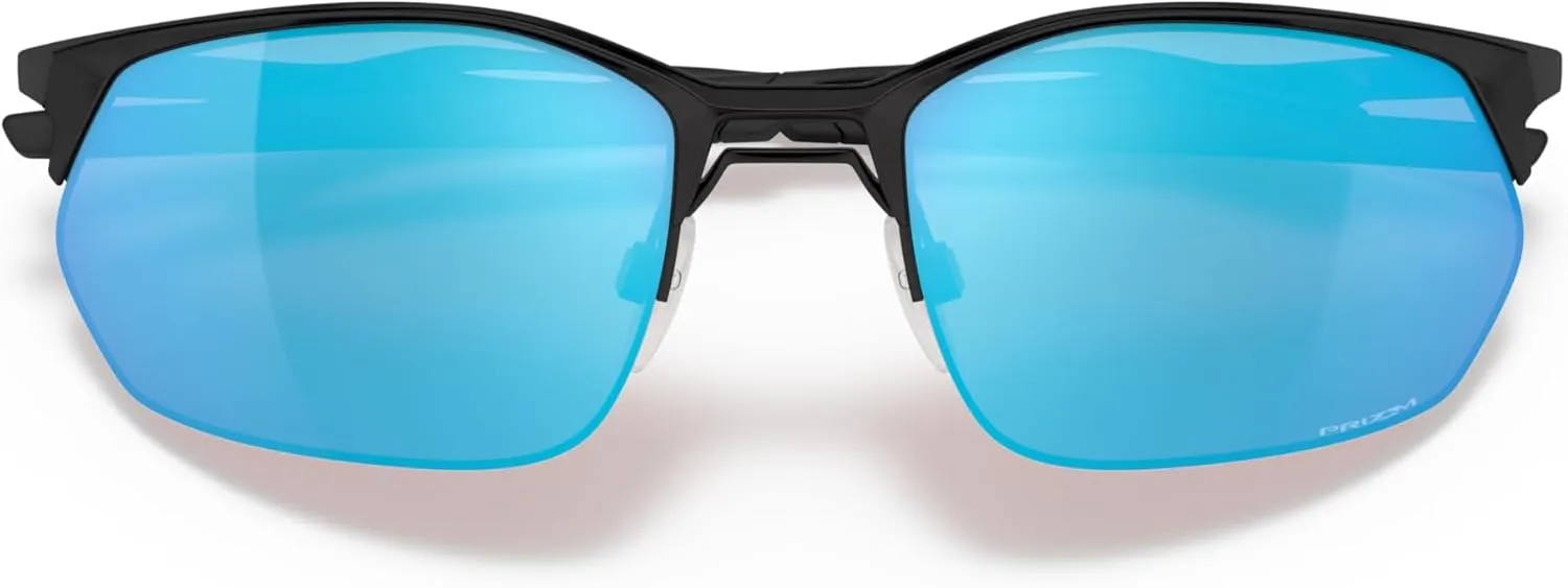 Oakley Men's Oo4145 Wire Tap 2.0 Rectangular Sunglasses