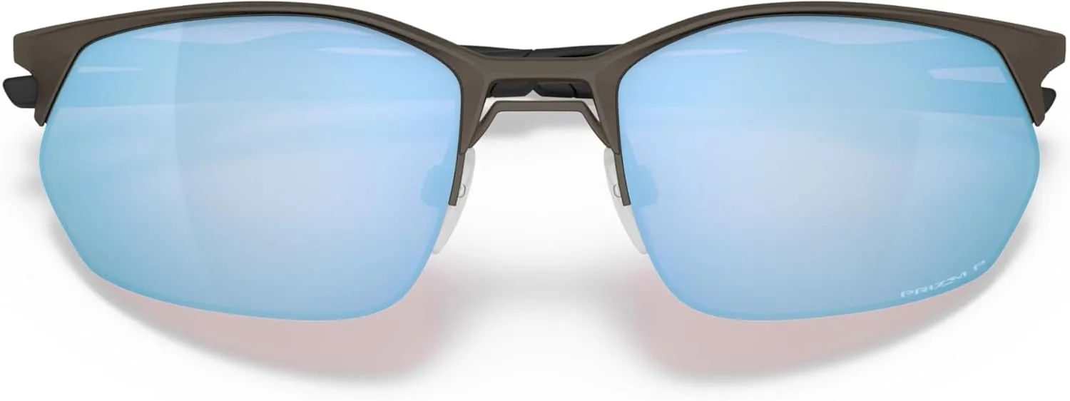 Oakley Men's Oo4145 Wire Tap 2.0 Rectangular Sunglasses