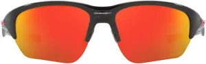 Oakley Men's OO9363 Flak Beta Polarized Rectangular Sunglasses, Polished Black, 64 mm