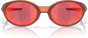 Oakley Men's OO9438 Eyejacket Redux Polarized Rectangular Sunglasses, Fire Orange/Prizm Trail Torch, 58 mm