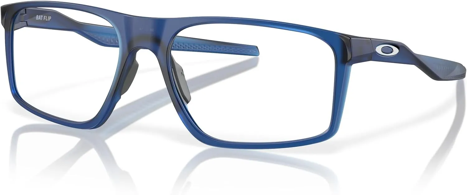 Oakley Men's Ox8183 Bat Flip Rectangular Prescription Eyewear Frames