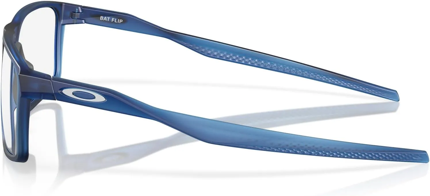 Oakley Men's Ox8183 Bat Flip Rectangular Prescription Eyewear Frames