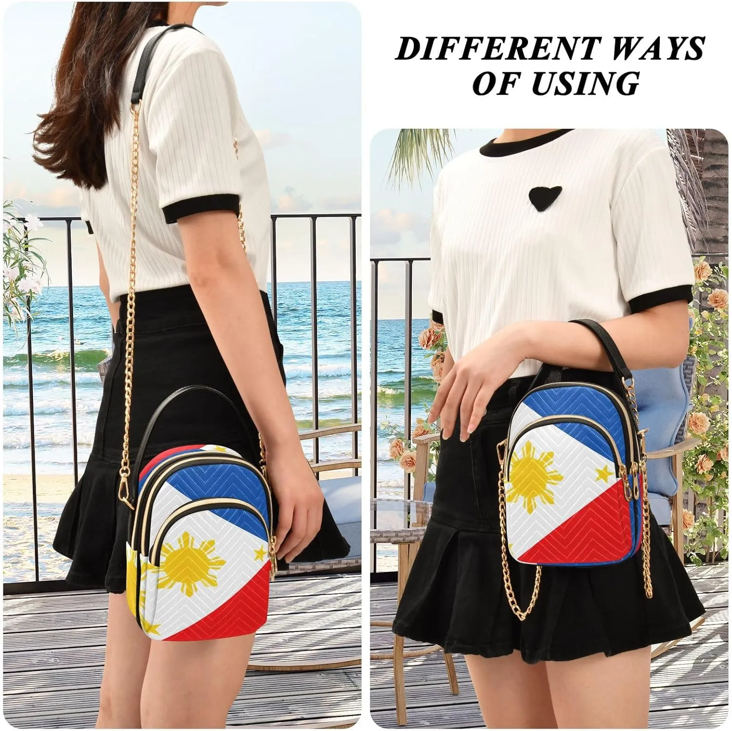 ODAWA Nigeria Flag Women Crossbody Bags - Fashion Crossbody Bags for Women - Crossbody Bags for Women Travel