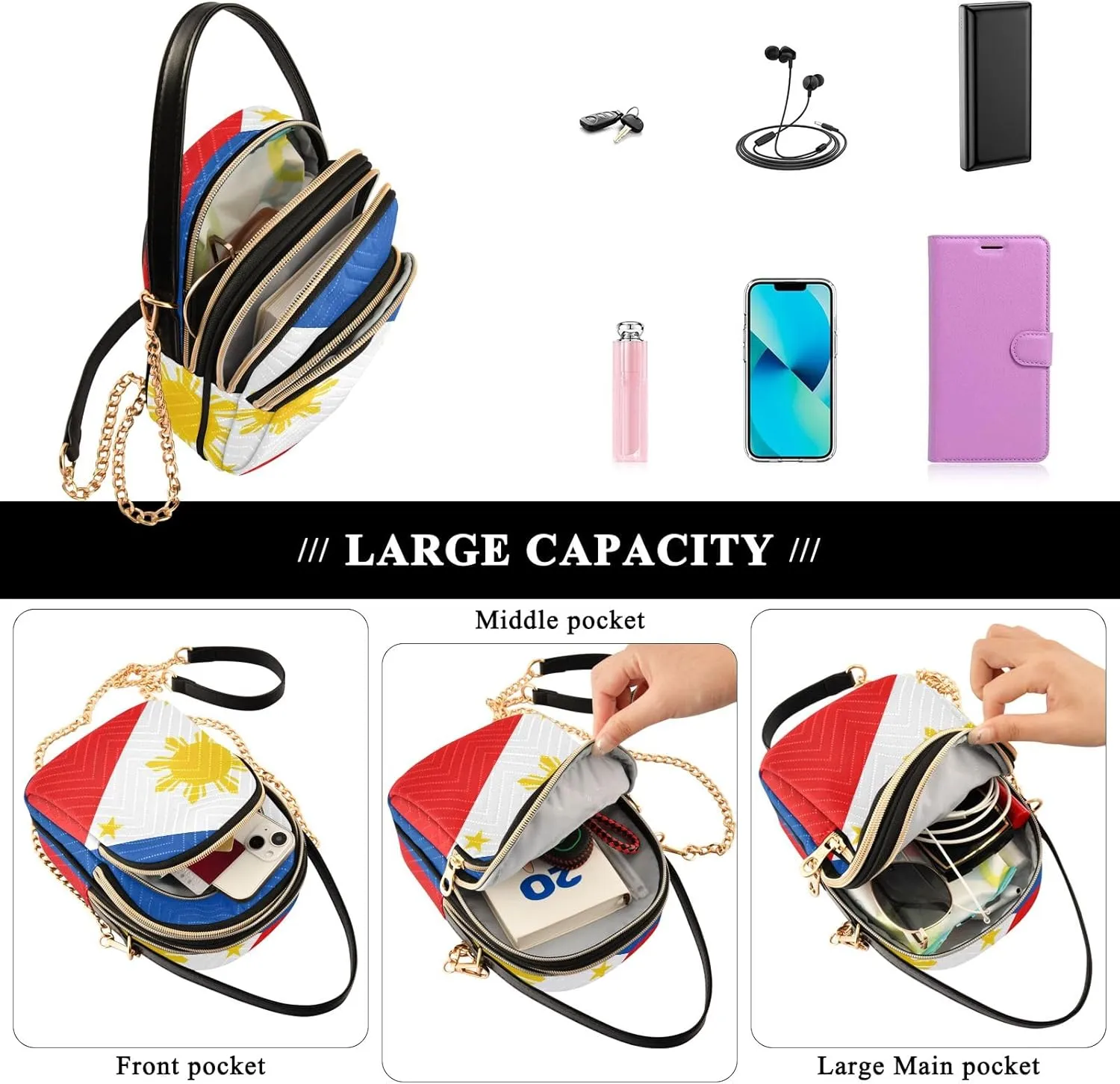 ODAWA Nigeria Flag Women Crossbody Bags - Fashion Crossbody Bags for Women - Crossbody Bags for Women Travel