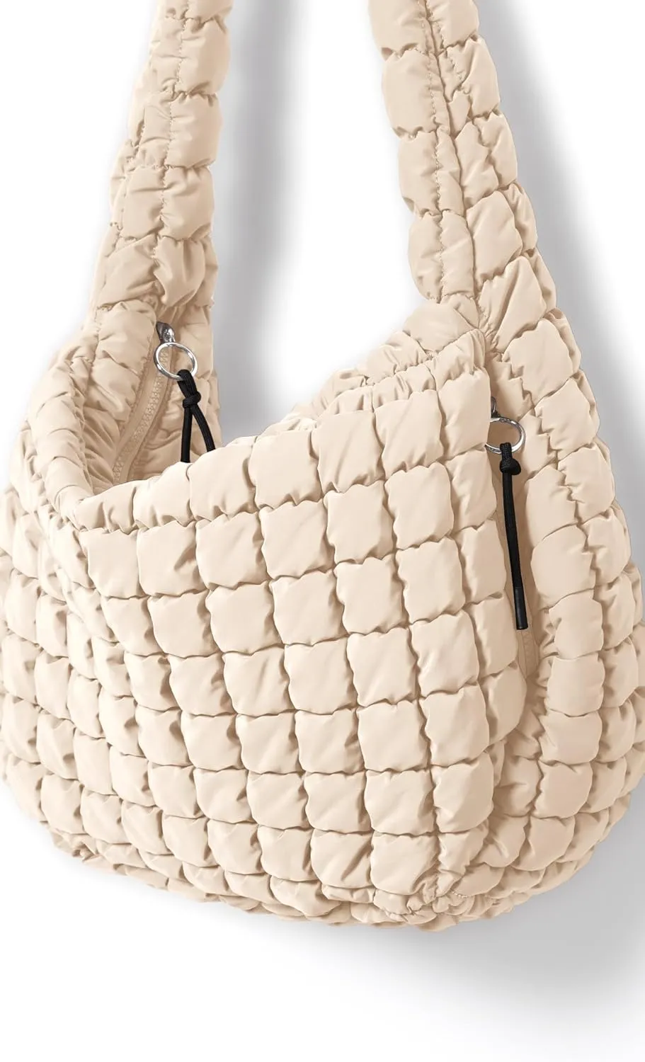 ODODOS Quilted Carryall Tote Bag for Women Crossbody Large Hobo Lightweight Padding Shoulder Bag