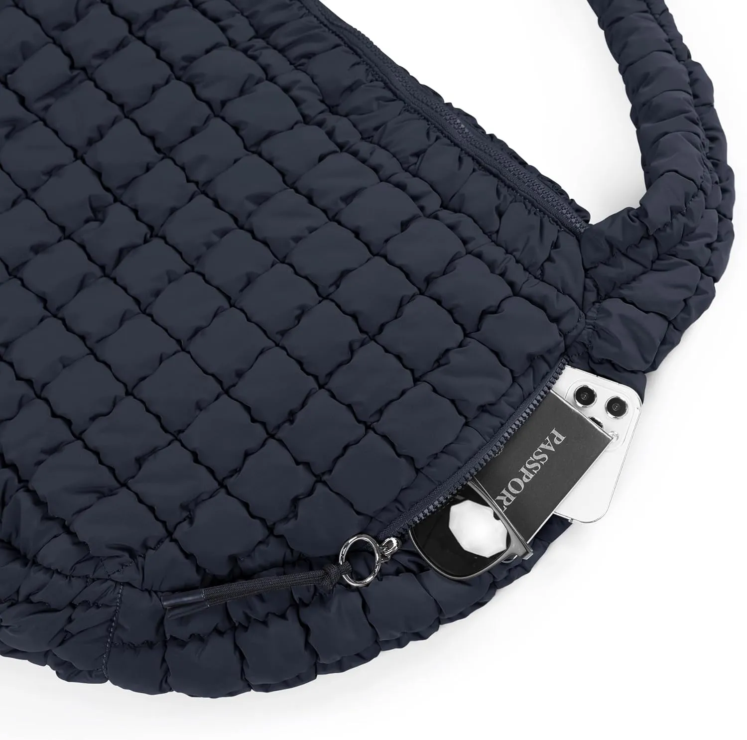 ODODOS Quilted Carryall Tote Bag for Women Crossbody Large Hobo Lightweight Padding Shoulder Bag