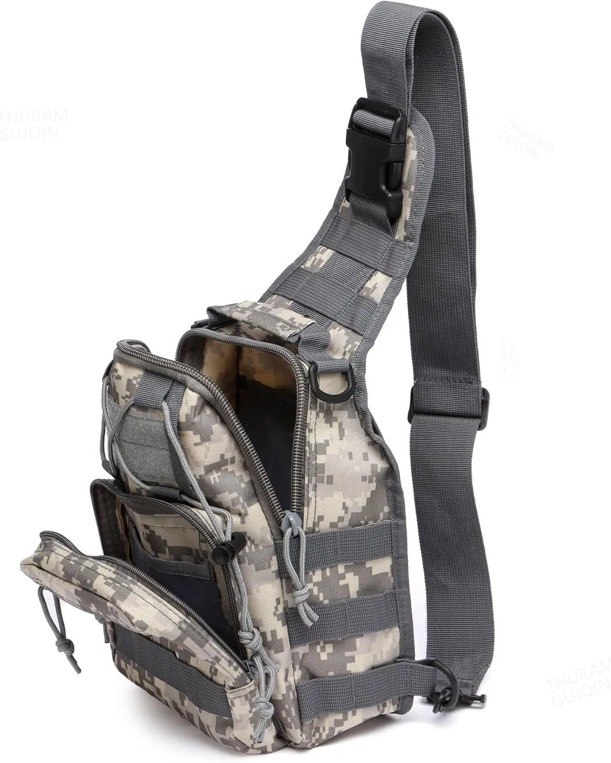 Outdoor Tactical Backpack Military Sport Bag Pack Sling Shoulder Bags for Everyday and Outdoor Adventures (ACU)