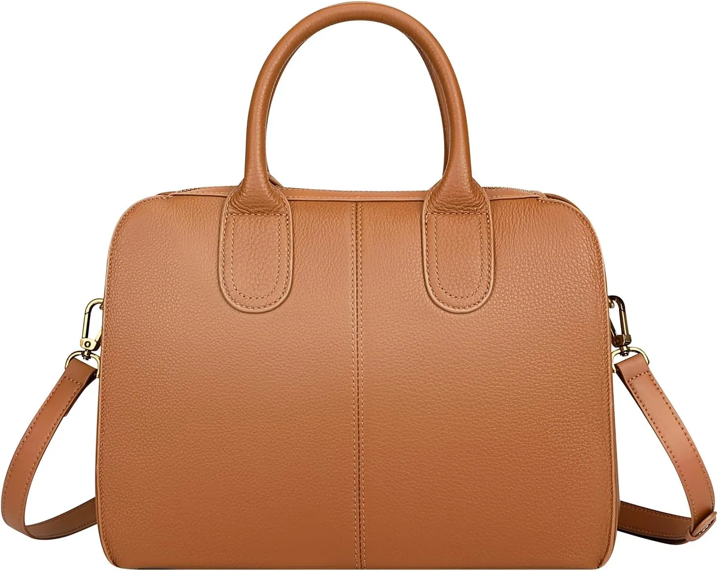 Over Earth Genuine Leather Satchel Handbags for Women Soft Top Handle Shoulder Bags Casual Crossbody Purses