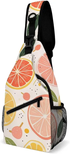 Pastel Color Smiley Face Sling Bag Crossbody Bags Cross Body Bag Fanny Packs Chest Bags Sling Purses for Travel