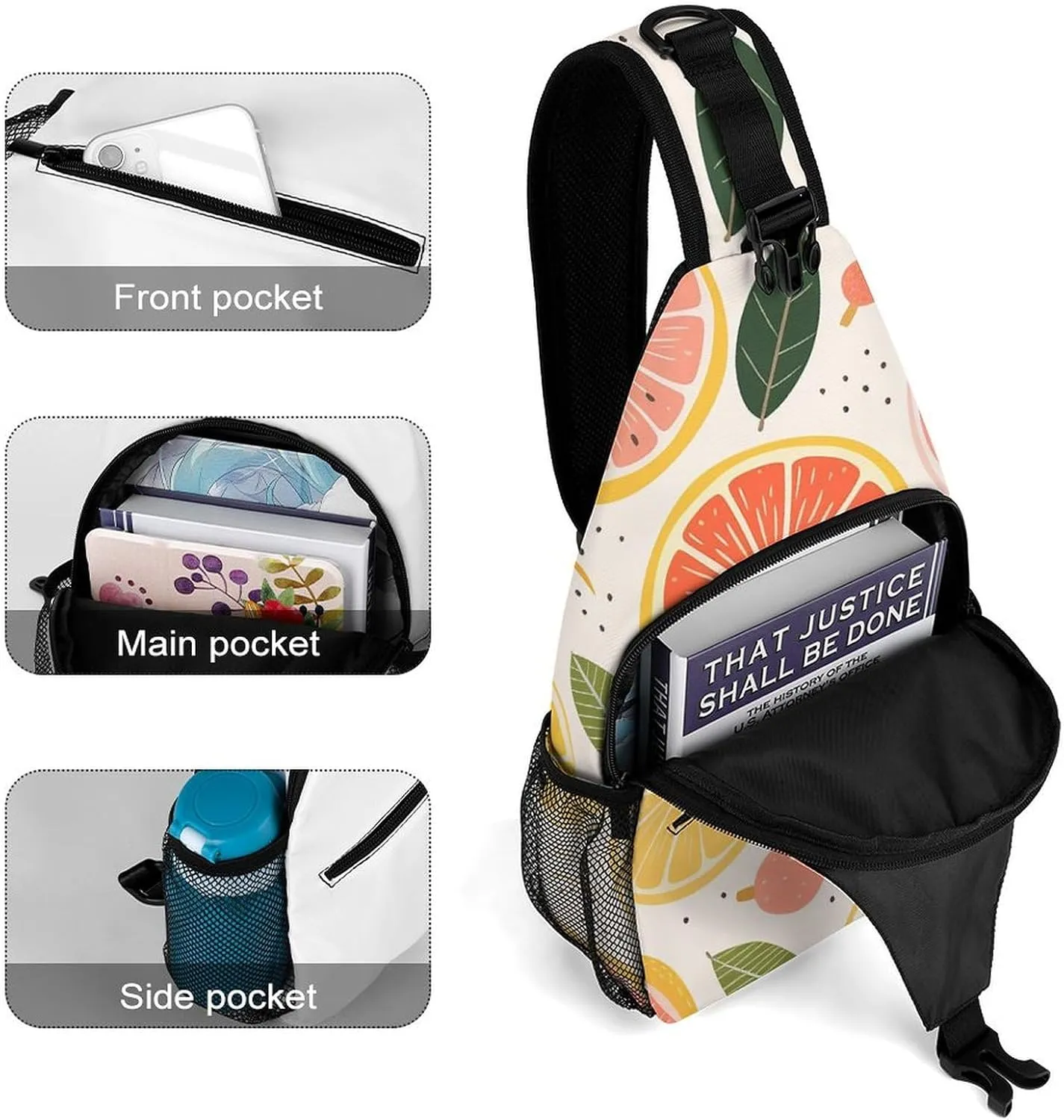 Pastel Color Smiley Face Sling Bag Crossbody Bags Cross Body Bag Fanny Packs Chest Bags Sling Purses for Travel