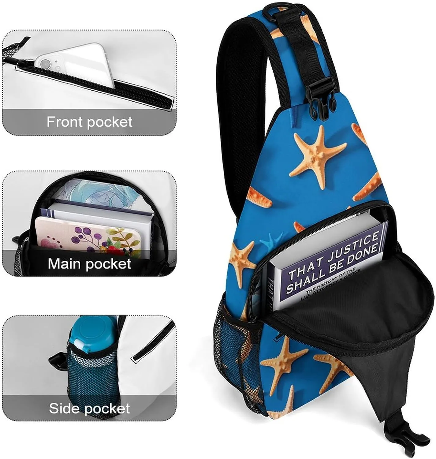 Pastel Color Smiley Face Sling Bag Crossbody Bags Cross Body Bag Fanny Packs Chest Bags Sling Purses for Travel
