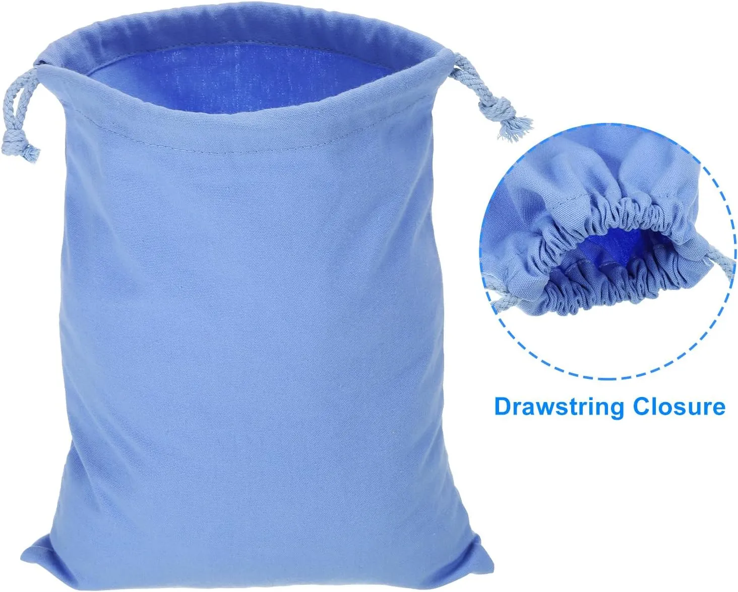 PATIKIL Reusable Drawstring Bags, Multipurpose Cotton Dust Bags, Luggage Organizer, Travel Essentials Storage Pouch