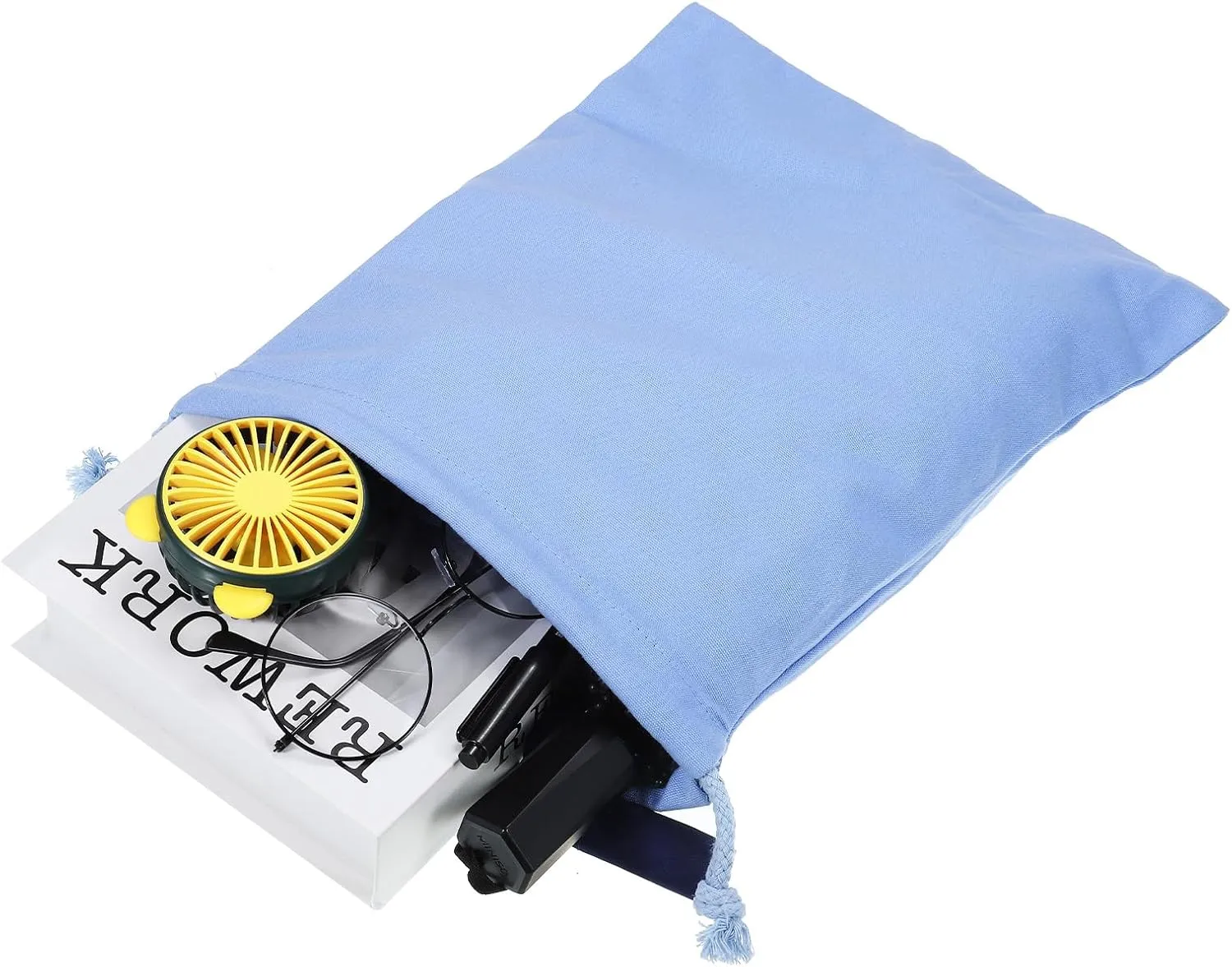 PATIKIL Reusable Drawstring Bags, Multipurpose Cotton Dust Bags, Luggage Organizer, Travel Essentials Storage Pouch