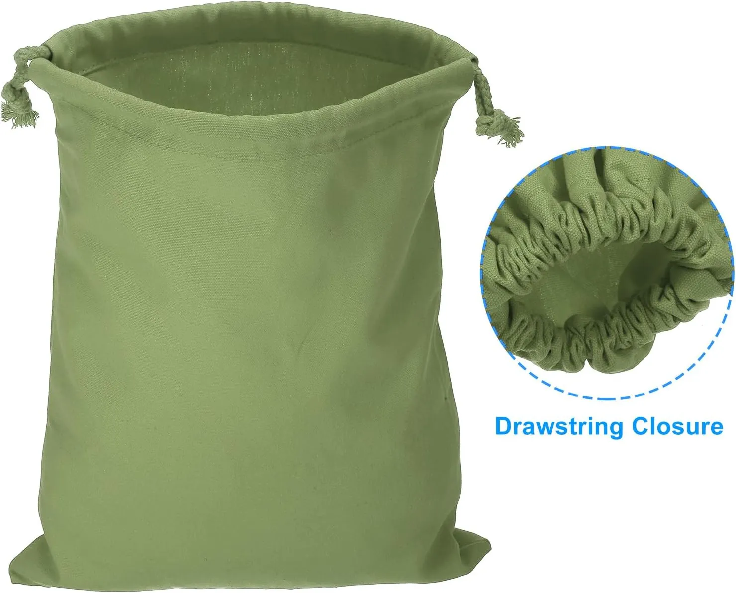 PATIKIL Reusable Drawstring Bags, Multipurpose Cotton Dust Bags, Luggage Organizer, Travel Essentials Storage Pouch