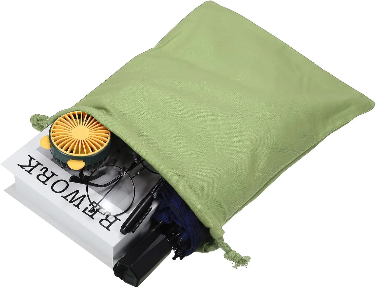 PATIKIL Reusable Drawstring Bags, Multipurpose Cotton Dust Bags, Luggage Organizer, Travel Essentials Storage Pouch