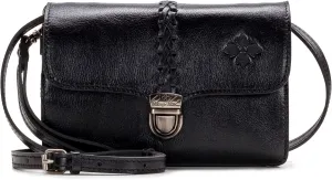 Patricia Nash Leather Crossbody Bag - Bianco Crossbody Organizer, 100% Full Grain Leather Crossbody Purse for Women