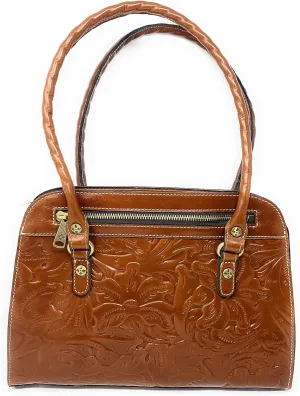 Patricia Nash Tooled Leather Calvi Satchel, Florence