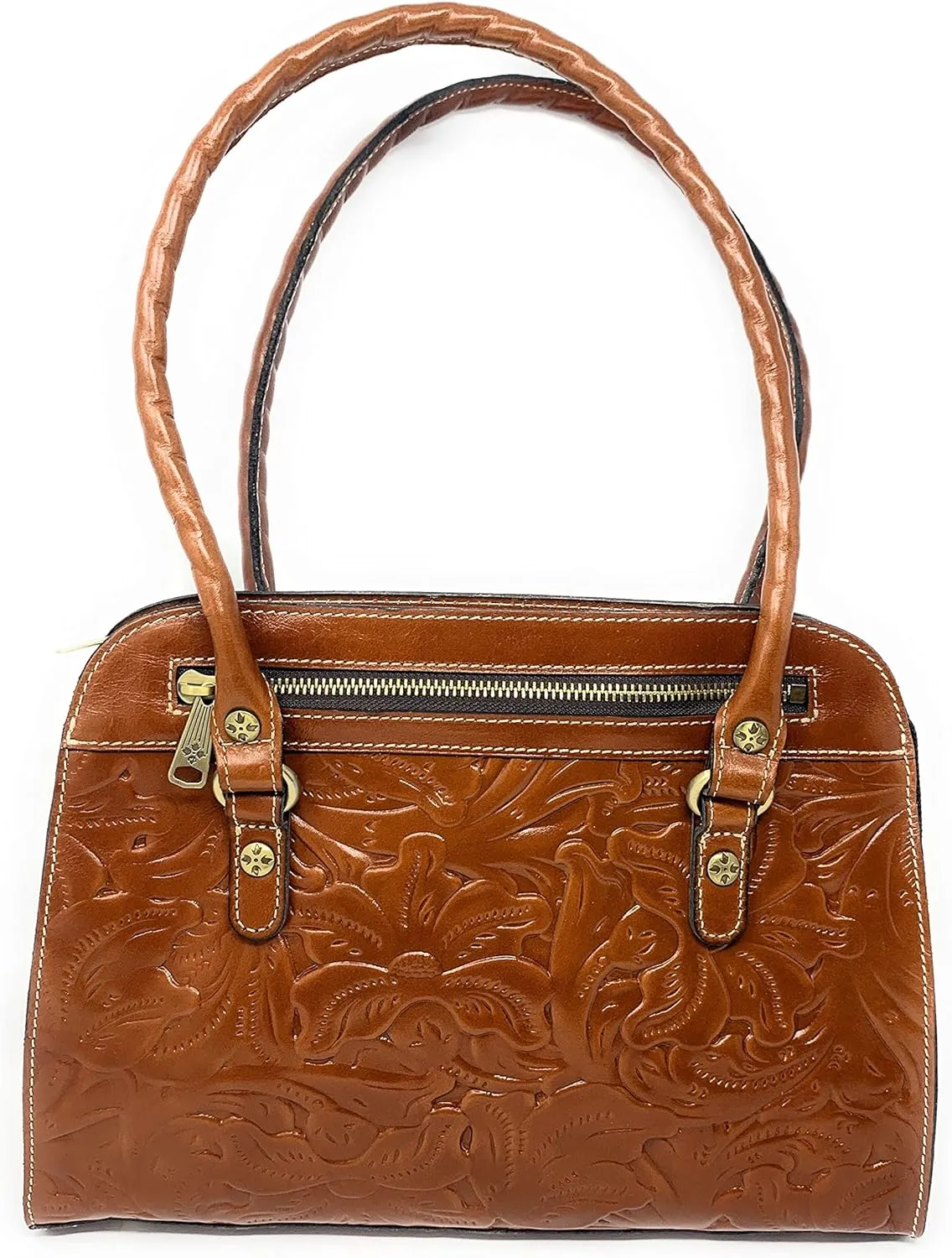 Patricia Nash Tooled Leather Calvi Satchel, Florence