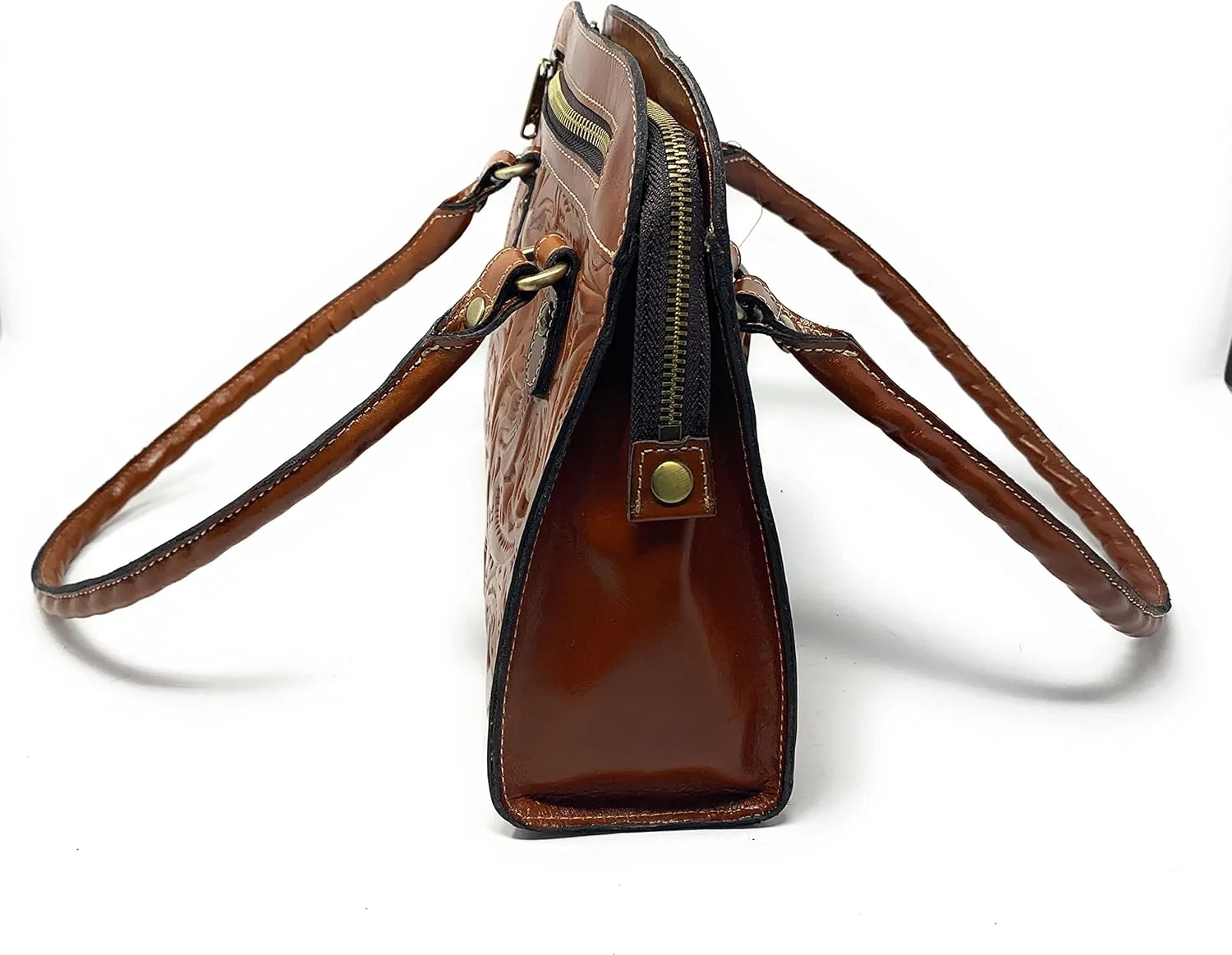 Patricia Nash Tooled Leather Calvi Satchel, Florence