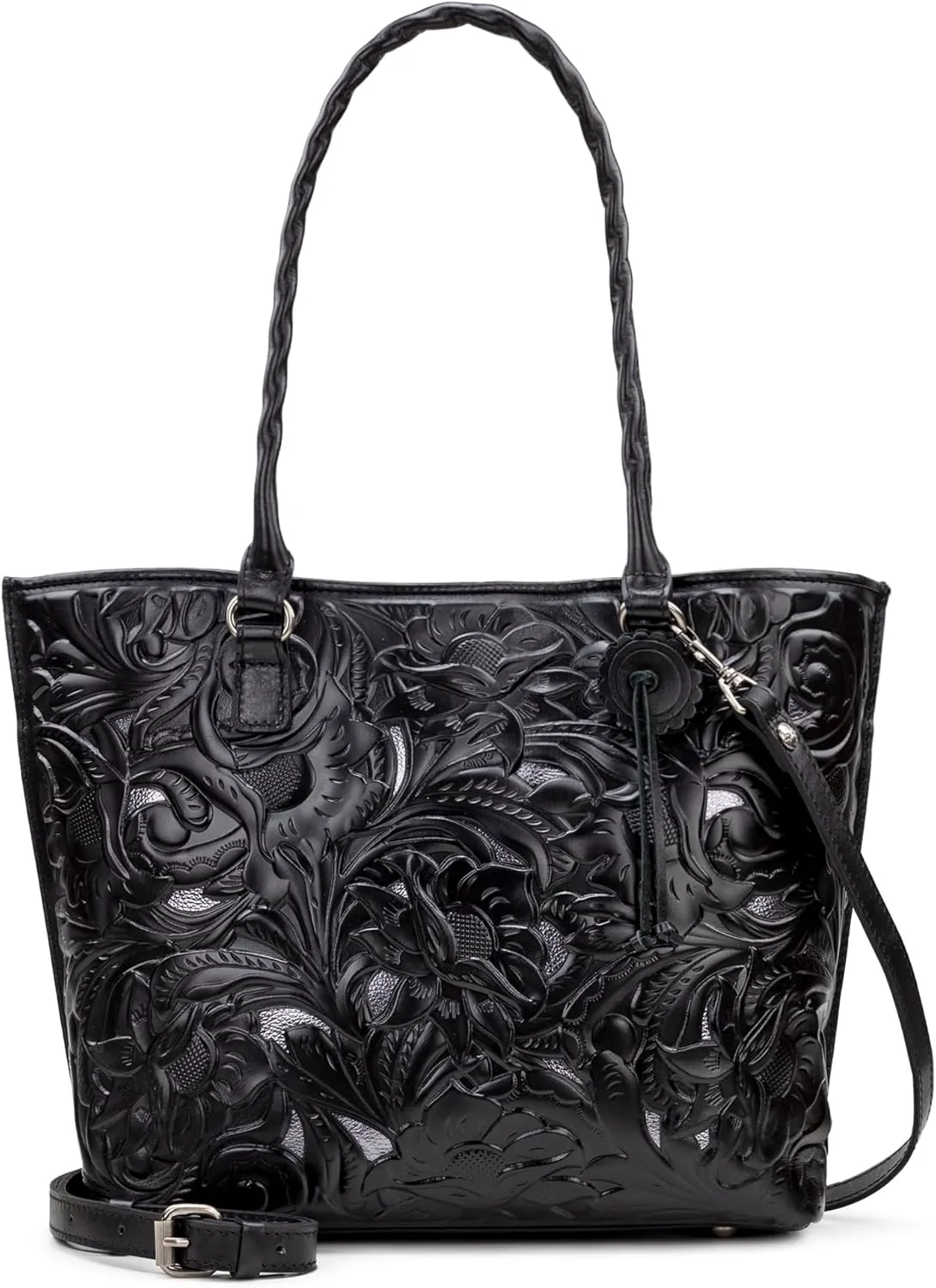 Patricia Nash Womens Tote Purse - Adeline Full Grain Leather Tote Bag