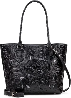 Patricia Nash Womens Tote Purse - Adeline Full Grain Leather Tote Bag