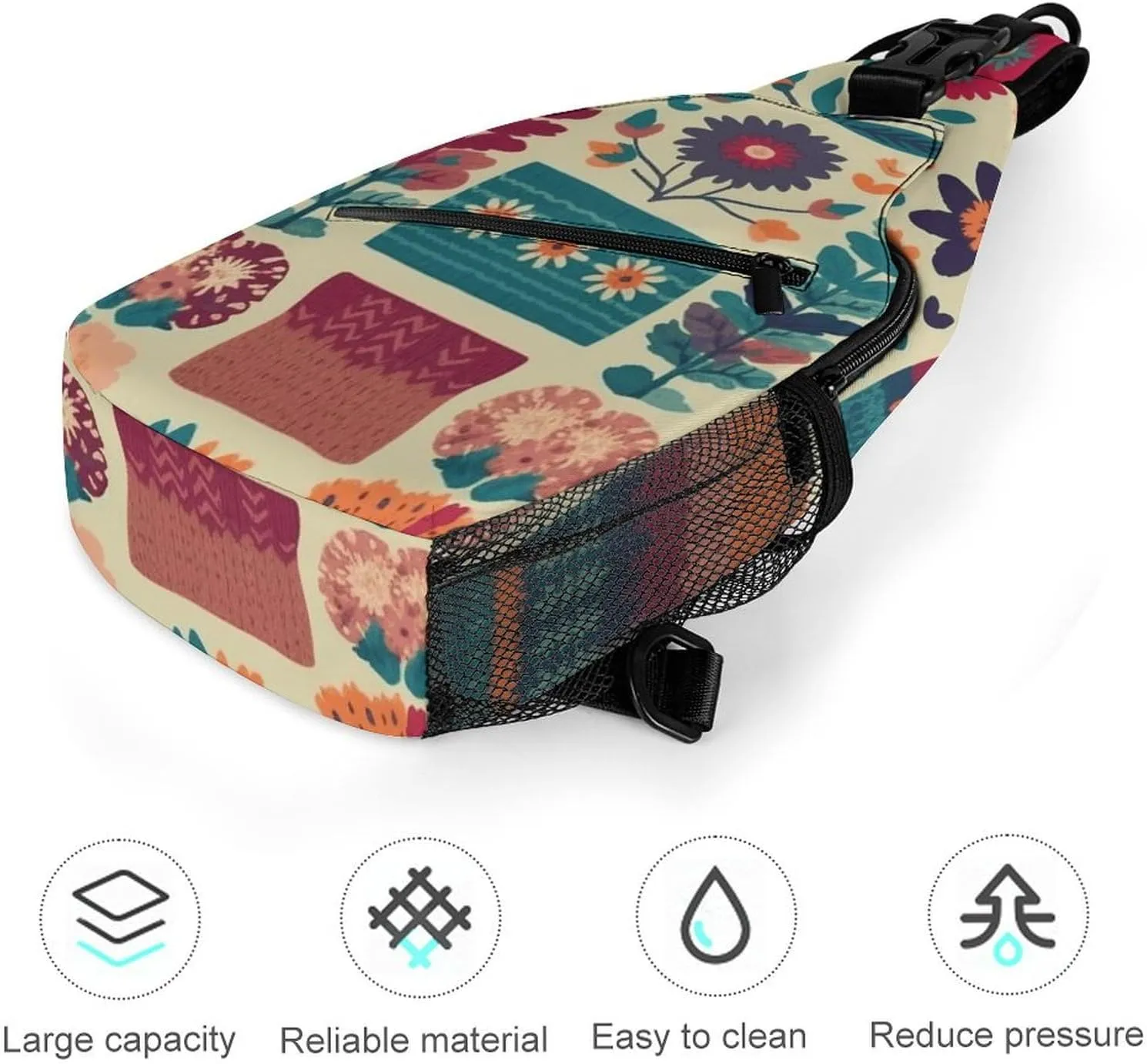 Peach And Dark Beige Sling Bag Crossbody Bags Cross Body Bag Fanny Packs Chest Bags Sling Purses for Travel