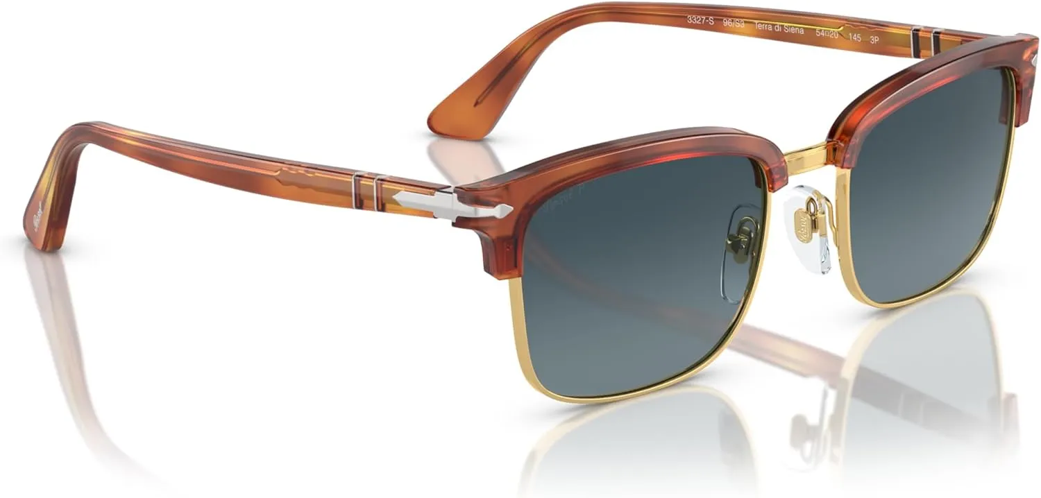 Persol Men's Po3327s Rectangular Sunglasses
