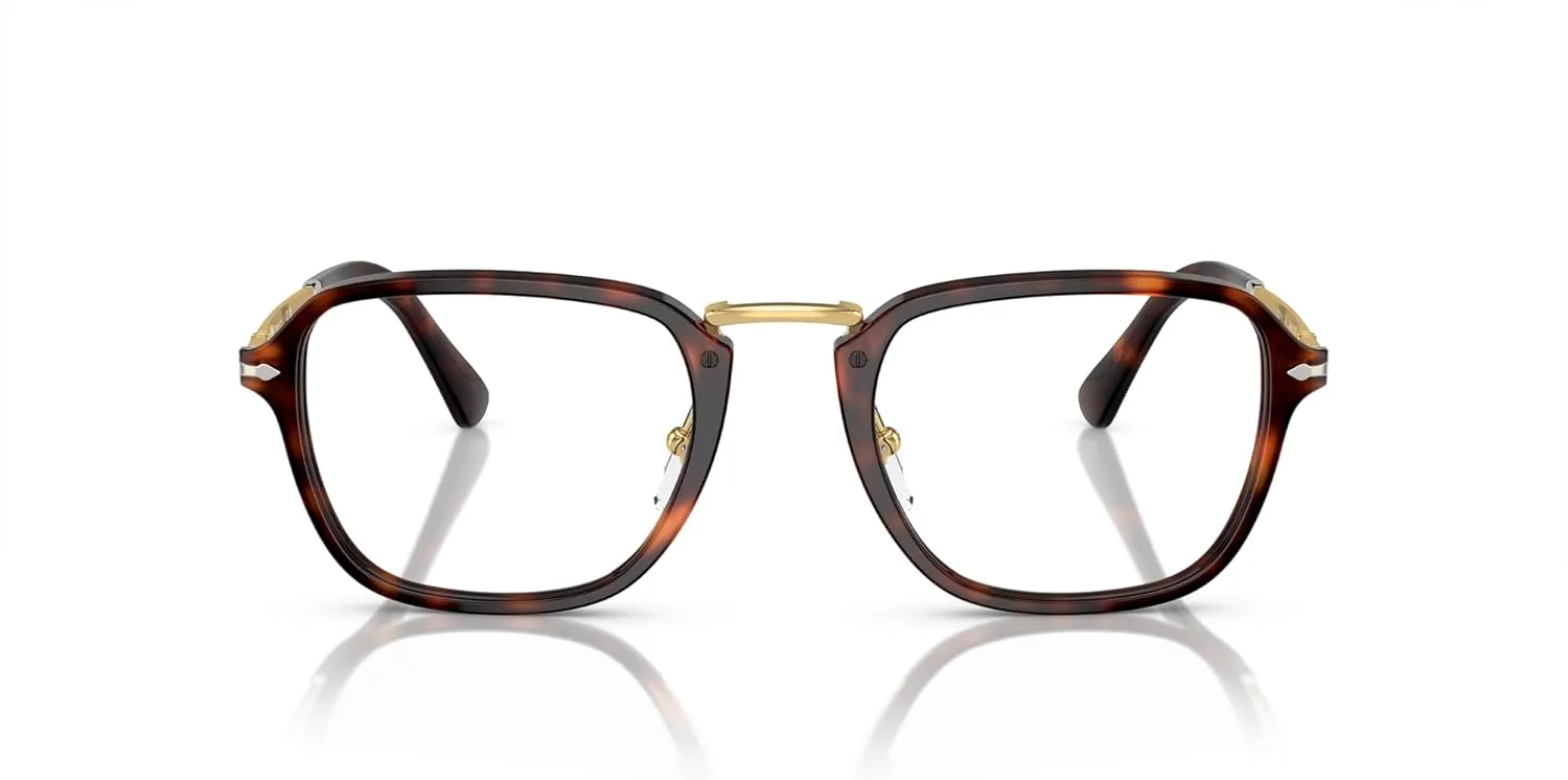 Persol Men's Po3331v Rectangular Prescription Eyewear Frames