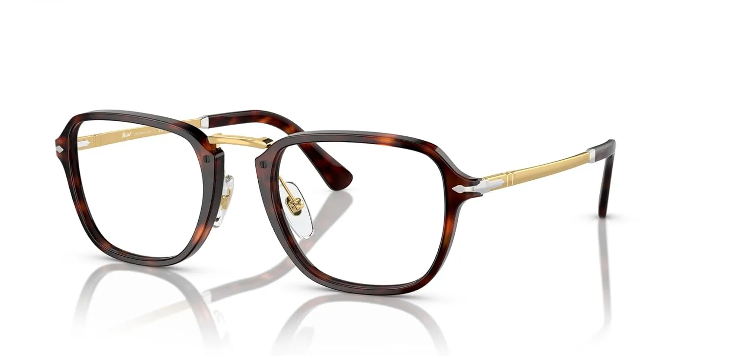 Persol Men's Po3331v Rectangular Prescription Eyewear Frames