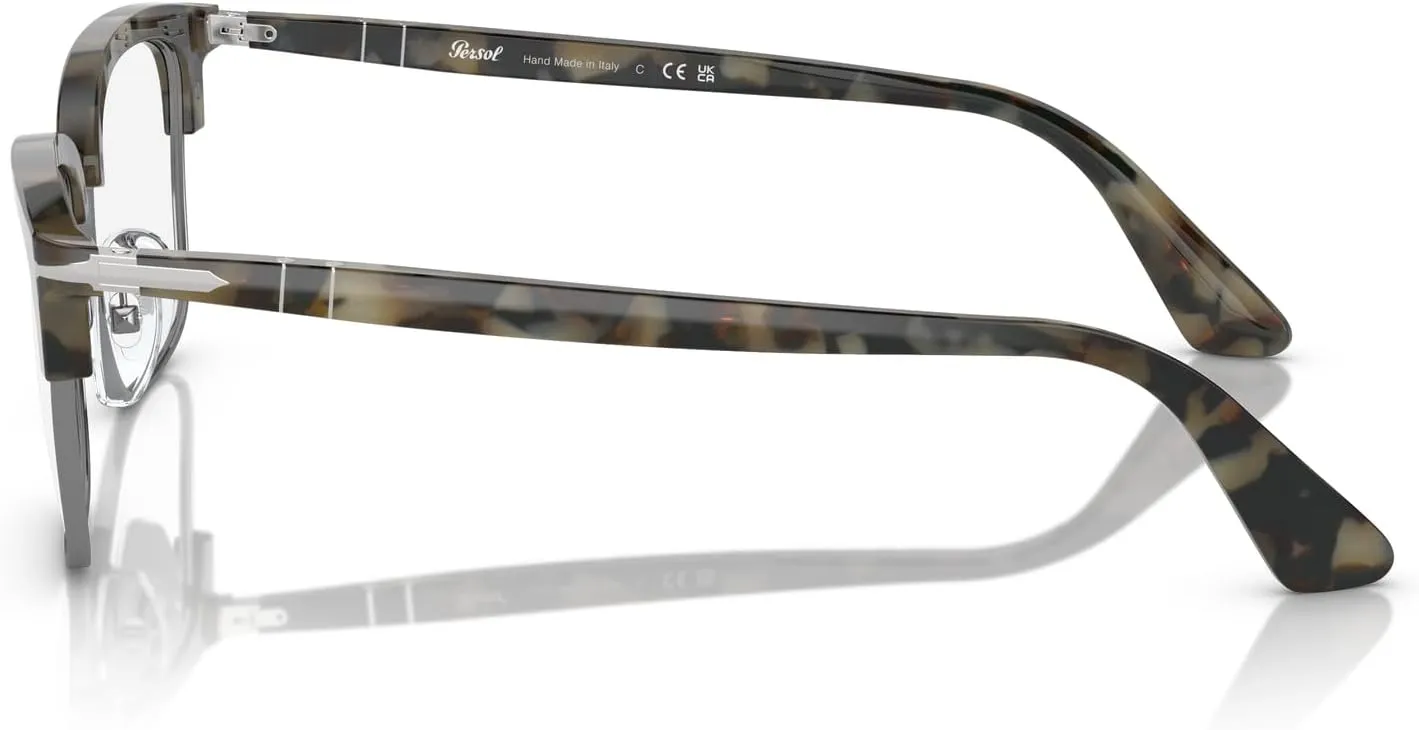 Persol Men's Po3340v Lina Rectangular Prescription Eyewear Frames