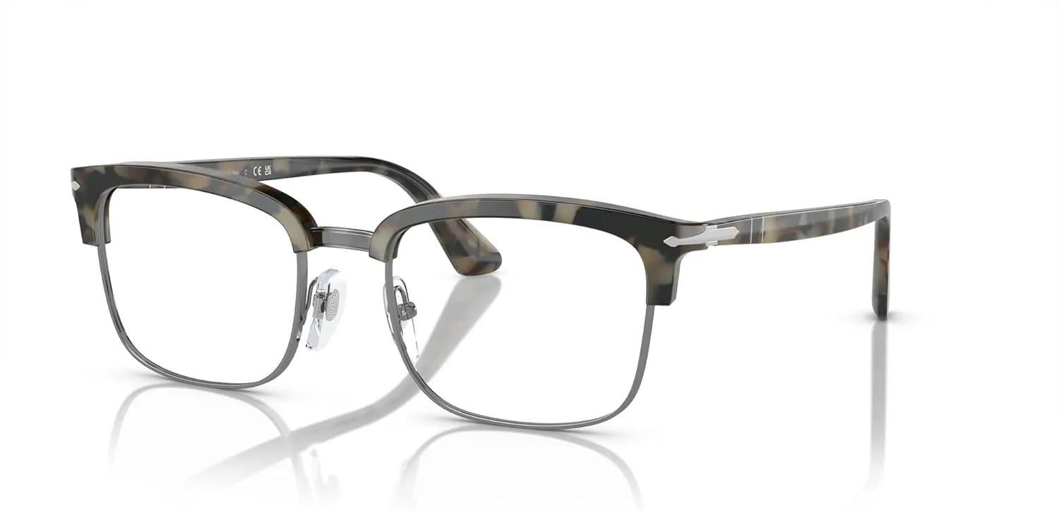 Persol Men's Po3340v Lina Rectangular Prescription Eyewear Frames