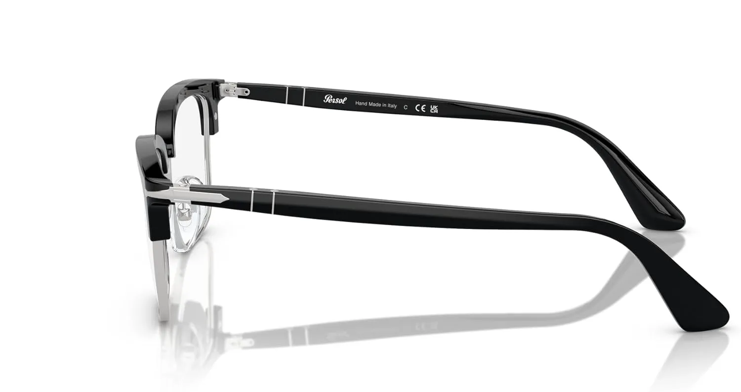 Persol Men's Po3340v Lina Rectangular Prescription Eyewear Frames