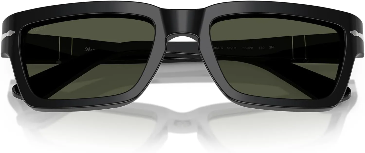 Persol Men's Po3363s Rectangular Sunglasses