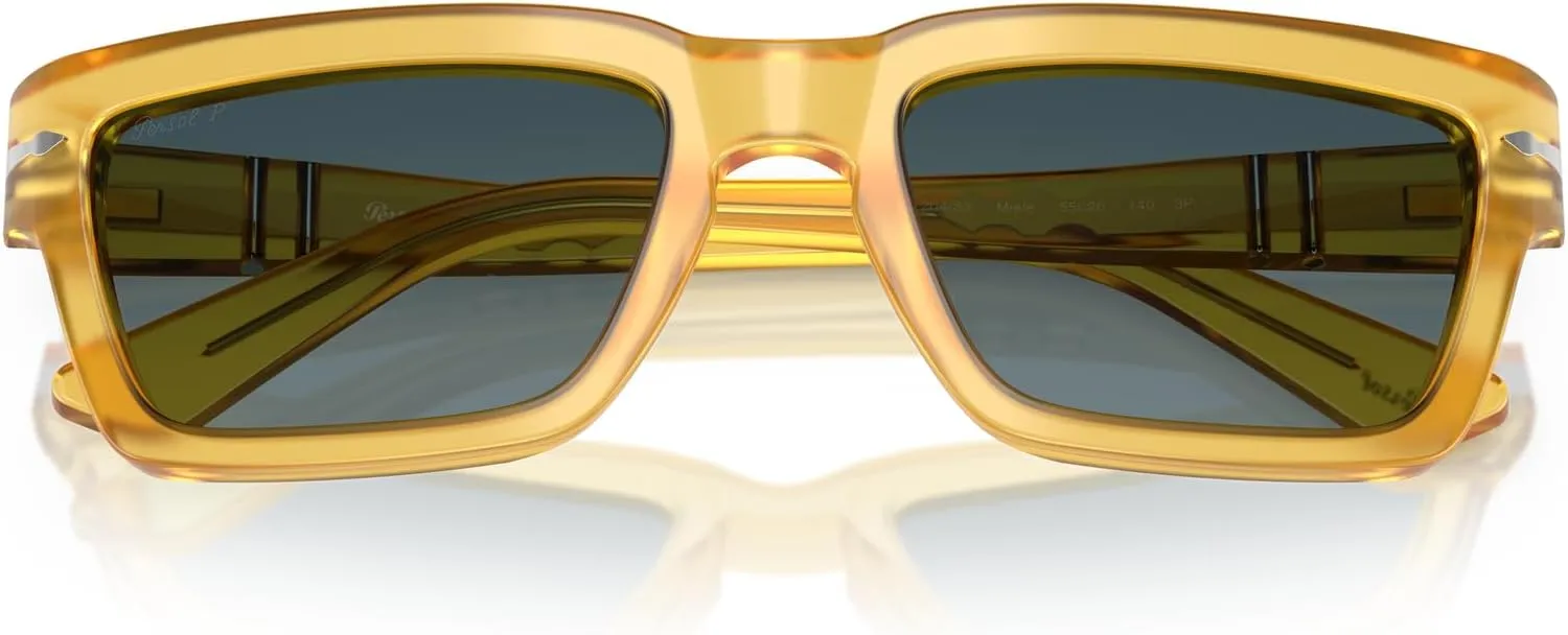 Persol Men's Po3363s Rectangular Sunglasses