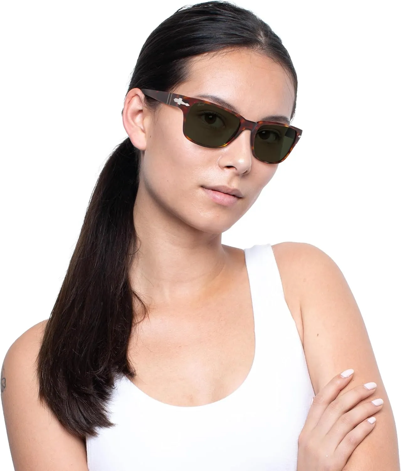 Persol Po3288s Rectangular Sunglasses