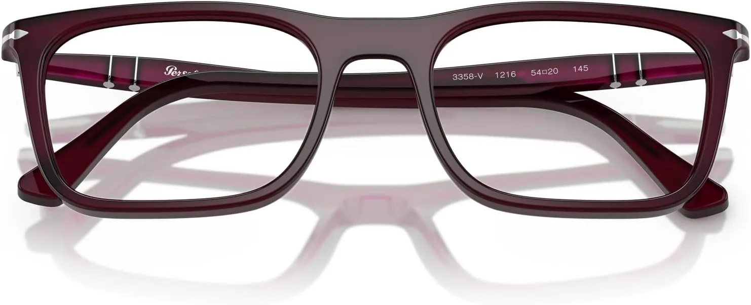 Persol Po3358v Rectangular Prescription Eyewear Frames