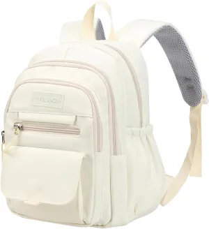 Phaoullzon Girls Small Backpack Purse for Toddler Mini Bookbag,Beige