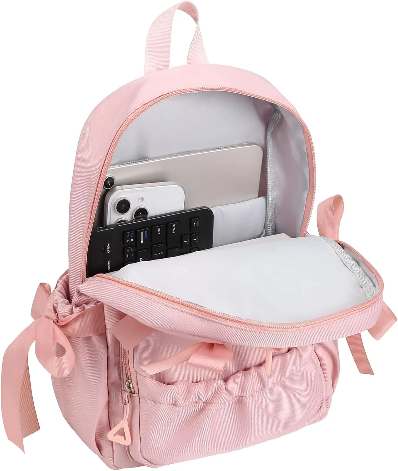 Phaoullzon Toddler Preschool Backpack for Girls 4-6 - Kids Bow Ballet Dance Bags