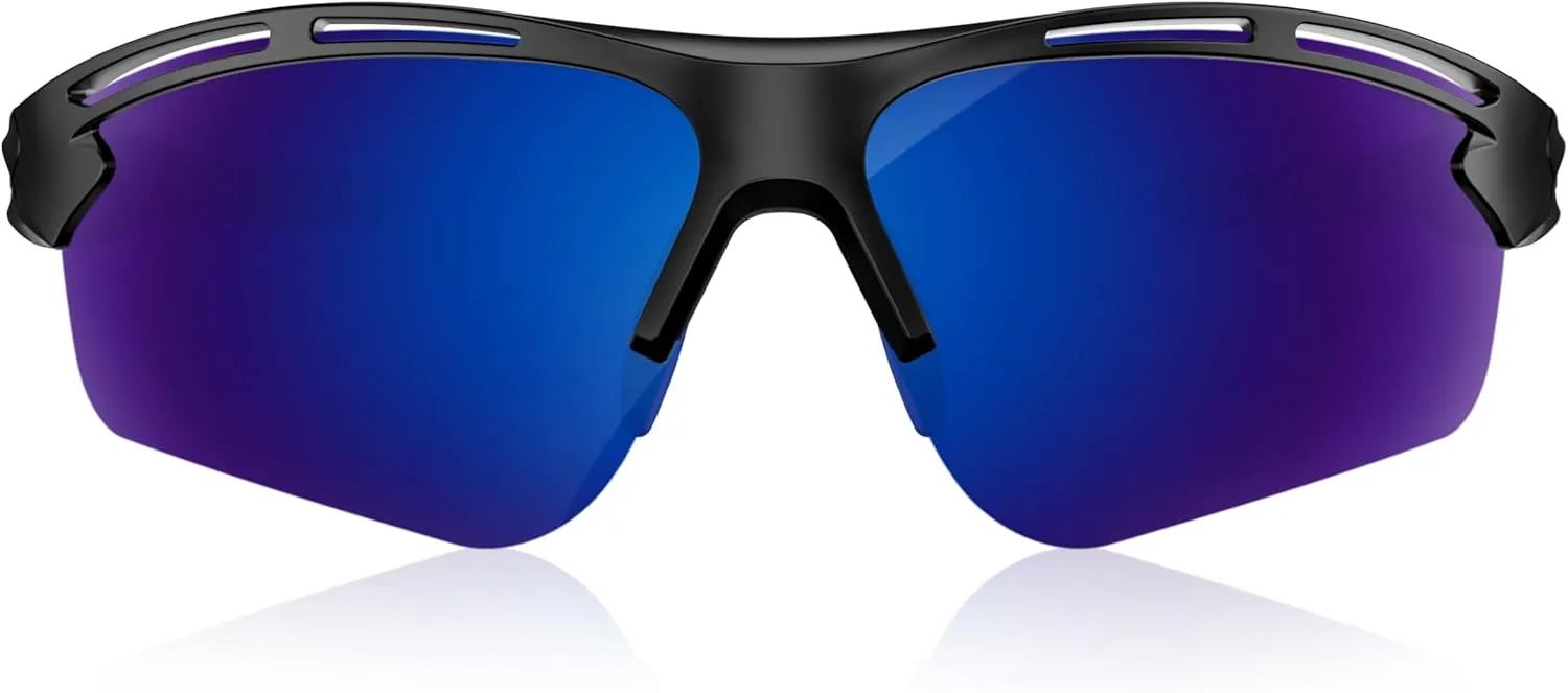 Polarized Sports Sunglasses for Men Women Youth Baseball Running Cycling Driving Fishing Tennis Golf Motor TAC UV400 TR90
