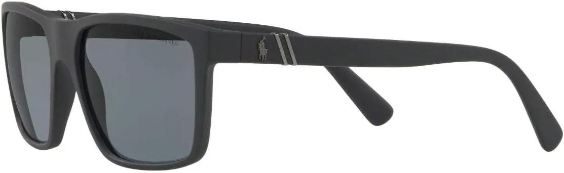 Polo Ralph Lauren Men's Ph4133 Rectangular Sunglasses