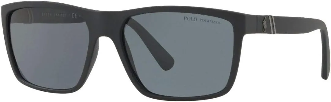Polo Ralph Lauren Men's Ph4133 Rectangular Sunglasses