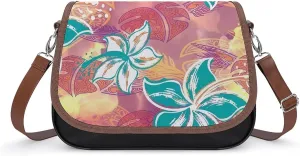 Polynesian Fashion Small Crossbody Bag Festival Party Gifts 2025 New Elegant Women Girls' Leather Bag